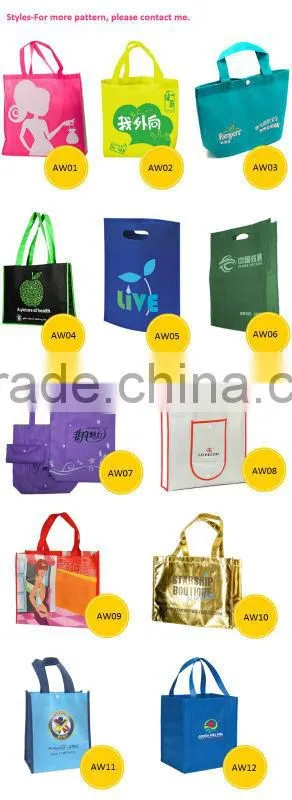 Best quality non woven promotion shopping bags