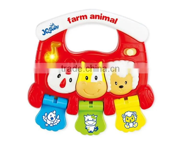 ABS plastic musical lighted b o toys for children