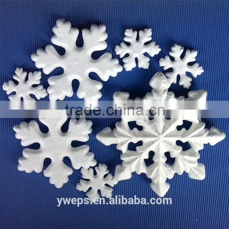YIWU All size polystyrene snowflake for christmas ornament