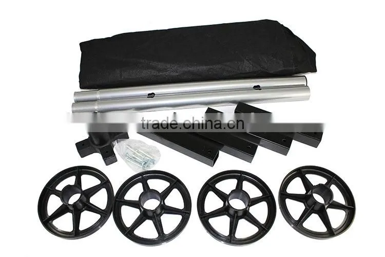 Aluminium+Metal+PP Wheel stand