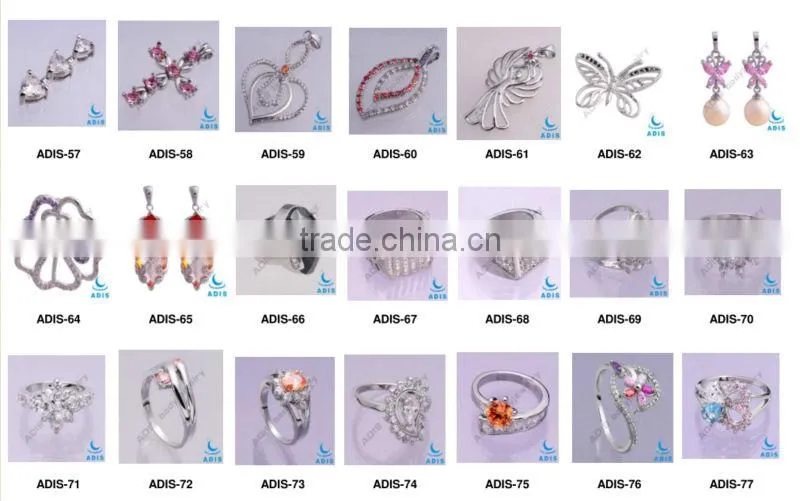 Brass bangle bracelets jewelry with setting zircons
