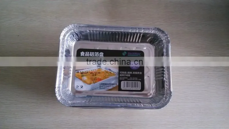 Disposable aluminum takeaway container