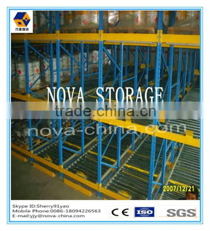 Industrial Warehouse Storage Solutions for Gravity Flow Racking