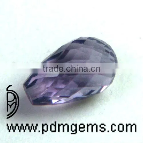 Amethyst Teardrop Cut Faceted Lot For Silver Pendant From Wholesaler