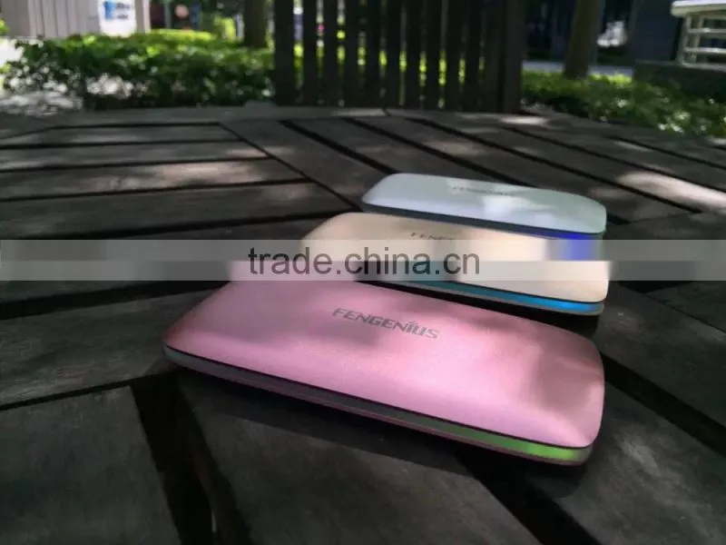 best price new power bank 6000mah power bank, smart power bank with Colorful Light , intelligent power bank