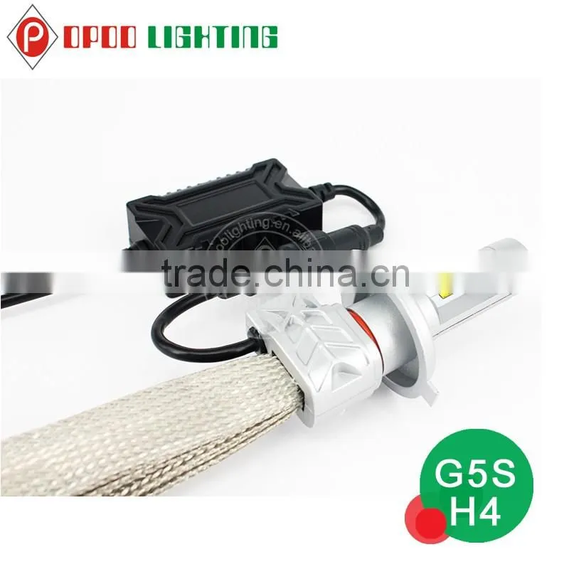 2016 New update high low beam G5S 4000lm h4 led headlight