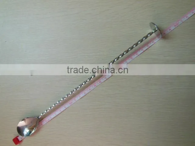 stainless steel cocktail stirrer, bar spoons, fruit muddler