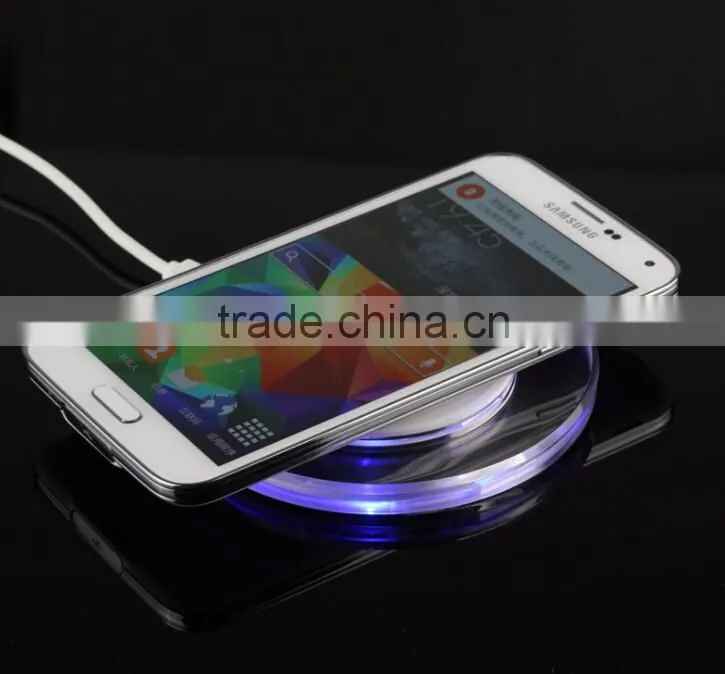 On-board wireless charger Mobile wireless charger stents QI 360 rotary logo emitter wholesale