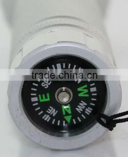 15 LED and 1pc laser Aluminum flashlight