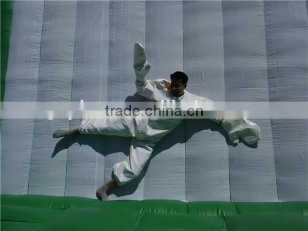 Inflatable extreme game / inflatable jump and stick wall with suit