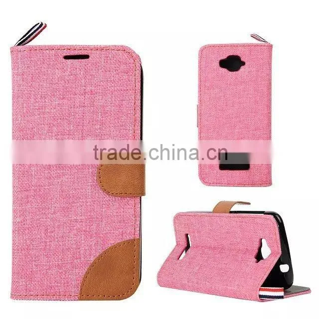 Hot Selling Wallet PU Leather Case Cover For Alcatel One Touch Pop c7