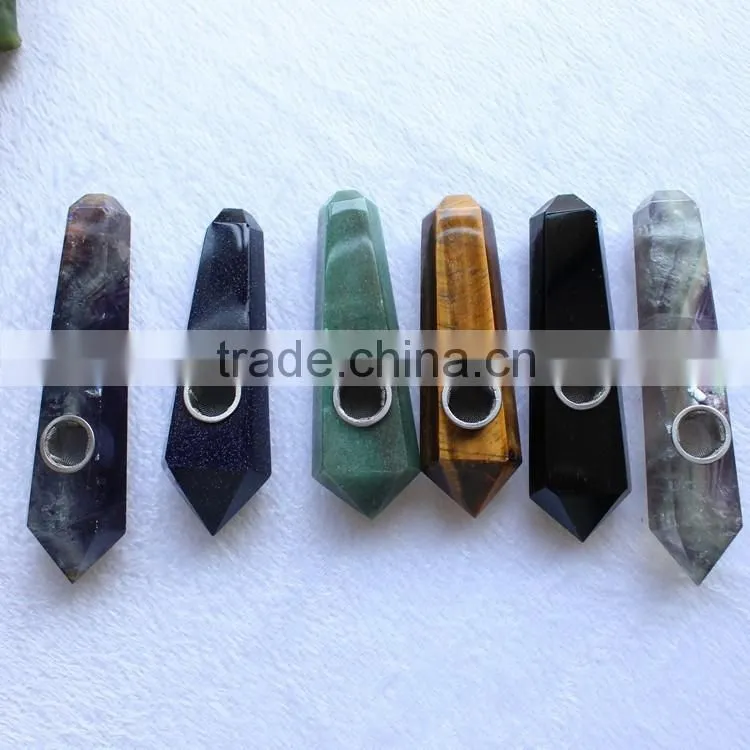 Natural all kinds of crystal quartz points smoking pipes