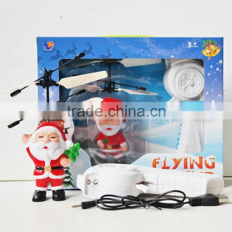 Flying Santa With LED HY-838U 2016 Christmas New Toys 2016 New Products Christmas New Products 2016 New Toys For Christmas 2016