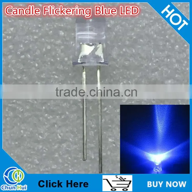 5MM CANDLE FLICKERING LED (red)