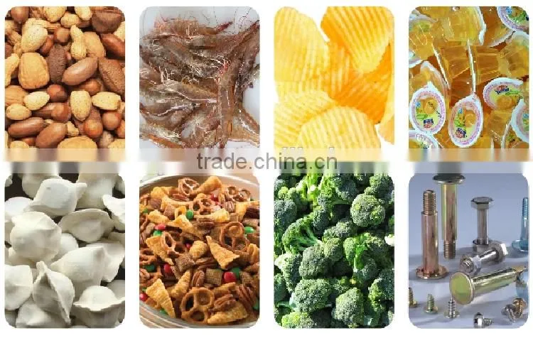 14 Heads combination weigher with dimpled surface for vegetable food packing