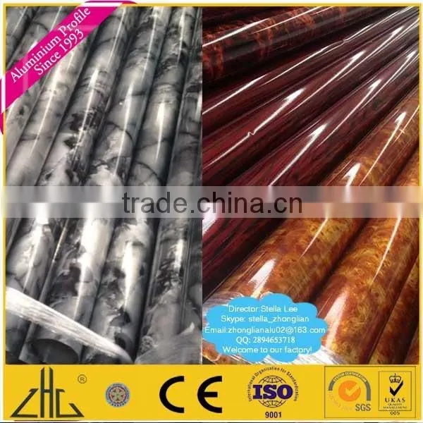 Wow!! powder coating color aluminum tube manufacturer / anodized color aluminum pipe / wood color aluminum pipe factory supplier