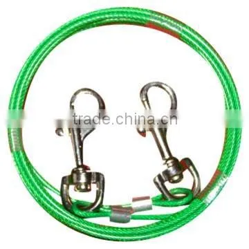 wire rope rigging for dog