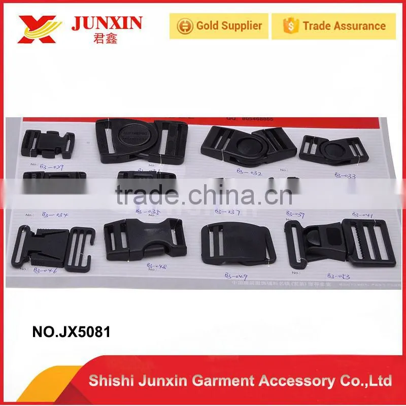 Wholesale cheap plastic quick release buckle both sides contoured buckle