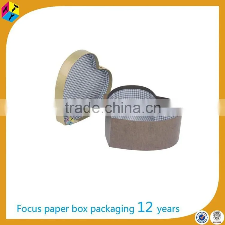 handmade cardboard heart shaped gift box
