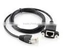 USB Type B Female Panel Mount to Male Type B Cable
