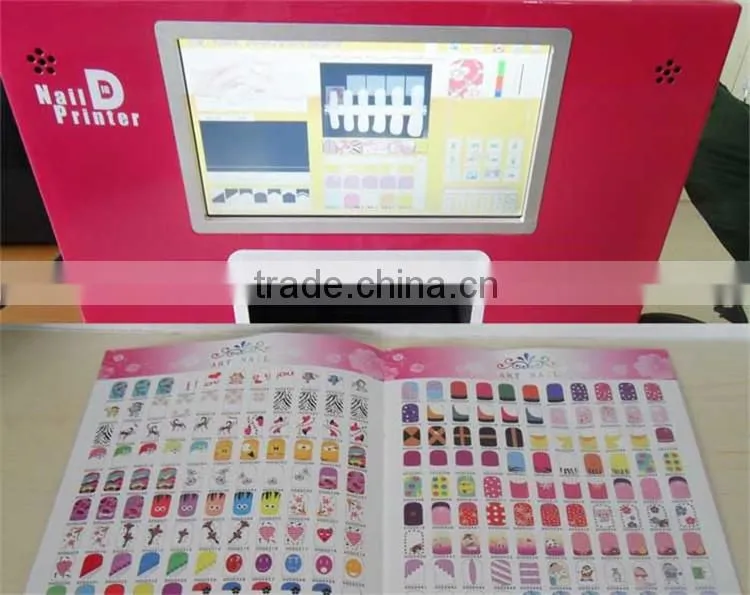 Smart Touch Screen Windows XP Digital Nail Art Printing Machine