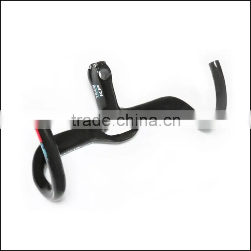 2016 mountain bikes carbon handlebar mtb road bike accessories bicycle parts grips with stem Kaifeng brands BH2210