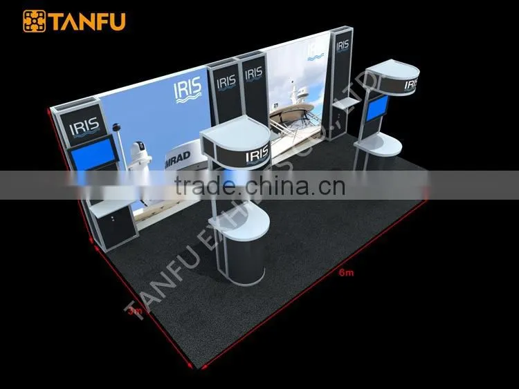 3mx6m Light Weight Trade Show Display Booth