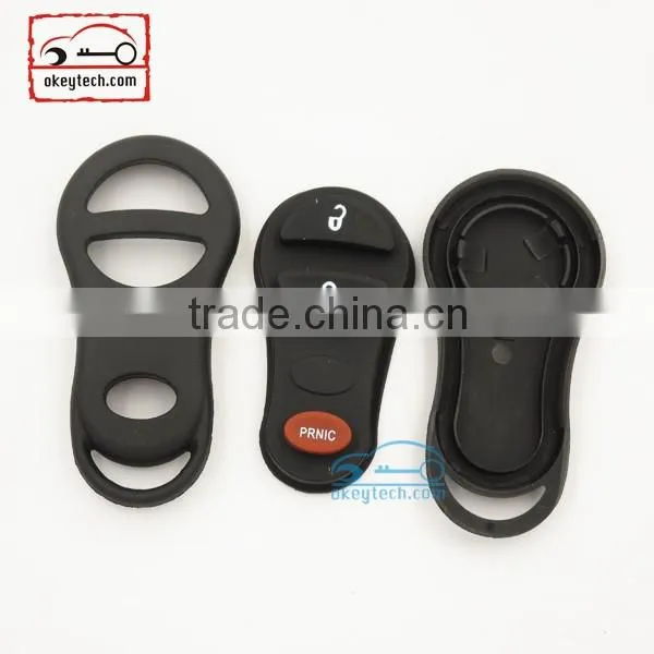 High Quatity Chrysler remote key shell 3 button with battery holder Car Key Chrysler romote key shell