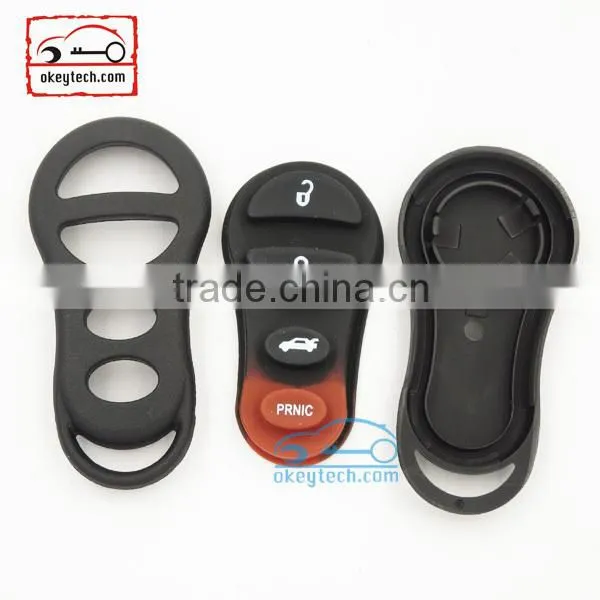 Best price 3 buttons remote key cover for chrysler key case with battery holder