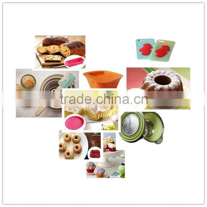 Novelty Hot Sell Rose Baking Dinnerware Sets Silicone Bakeware
