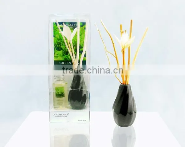 Aromaex 60ml little flower ceramic aroma reed diffuser