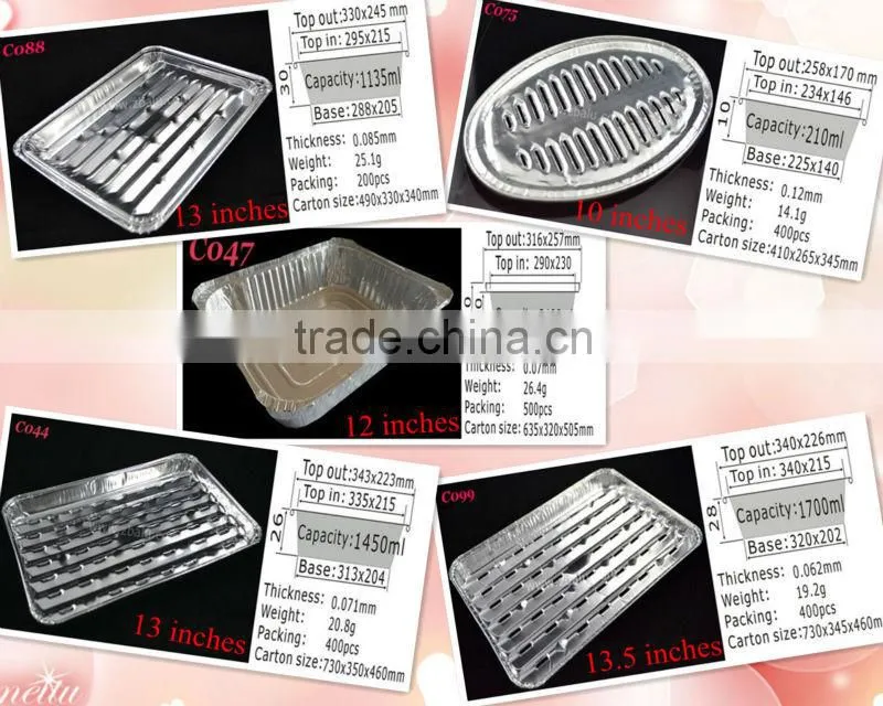Aluminum Foil Candle Tray C049