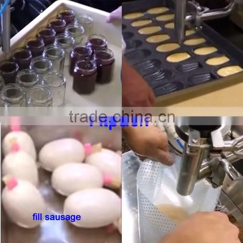 Semi-automatic cream mixing and filling machine