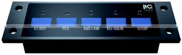 TS-0625A Technology Conferences Embedded Delegate Unit Digital Voting System