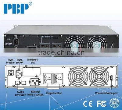 high frequency online ups rack mount 3kva ups rack mount