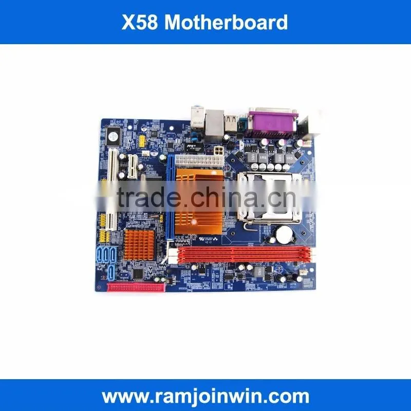 In large stock cheap ddr3 1333 1066 800 lga1366 desktop computer motherboard