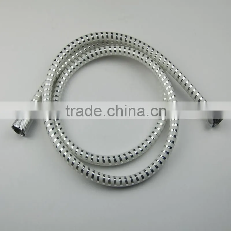 Best quality PVC white and silver shower tube flexible hose
