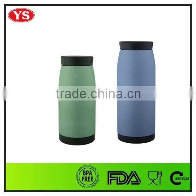500ml vacuum double wall stainless steel barrel mug with lid