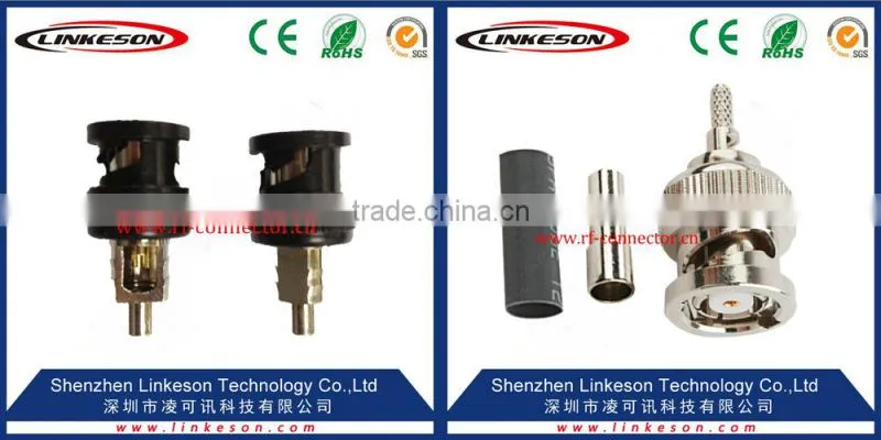 Linkeson BNC plug terminal block connector