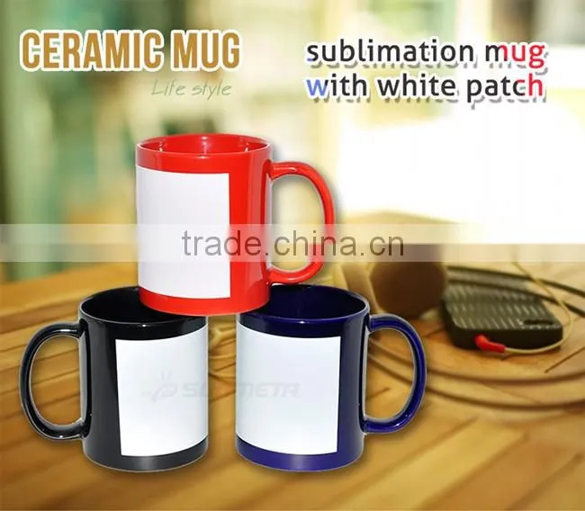 Factory direct China blank sublimation mugs white coated ceramic mug
