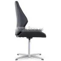 Ergonomic Swivel/Tilt White Chair Leather with Wheels