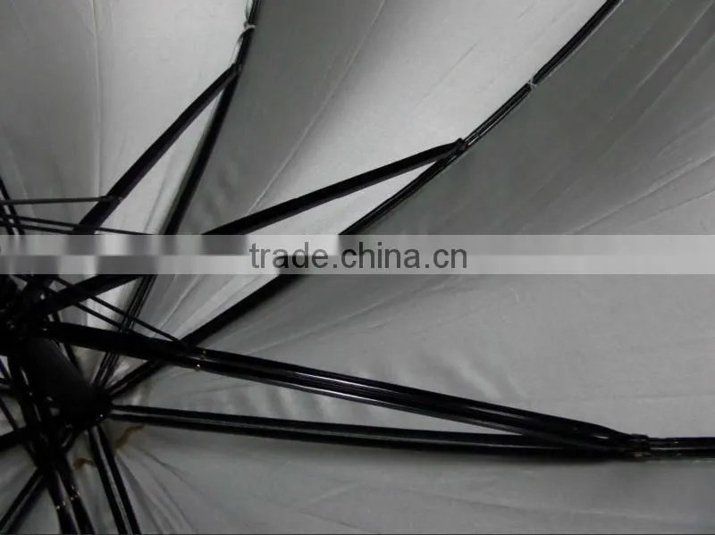 23"x8x2 auto protective double ribs straight durable Umbrella