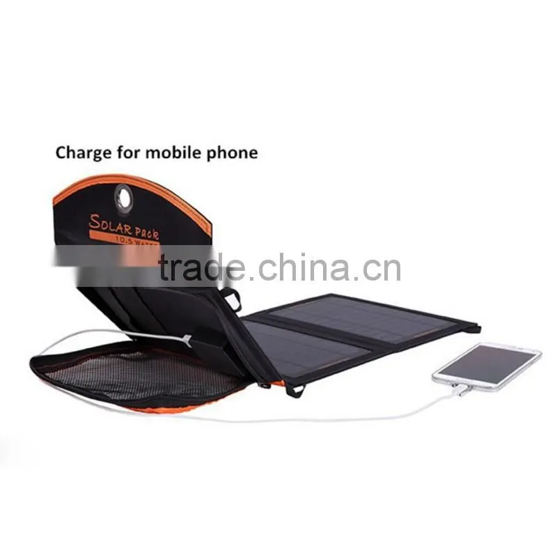 12V 24W flexible foldable solar mobile phone charger