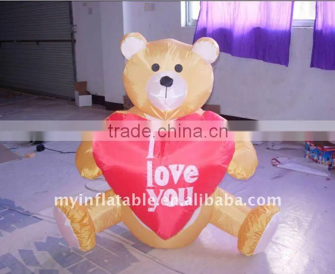 Inflatable bear decoration