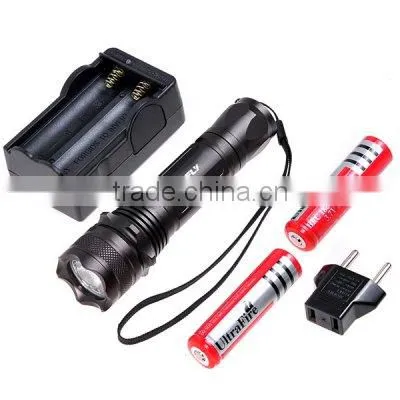 mini high quality rechargeable aluminium led flashlight