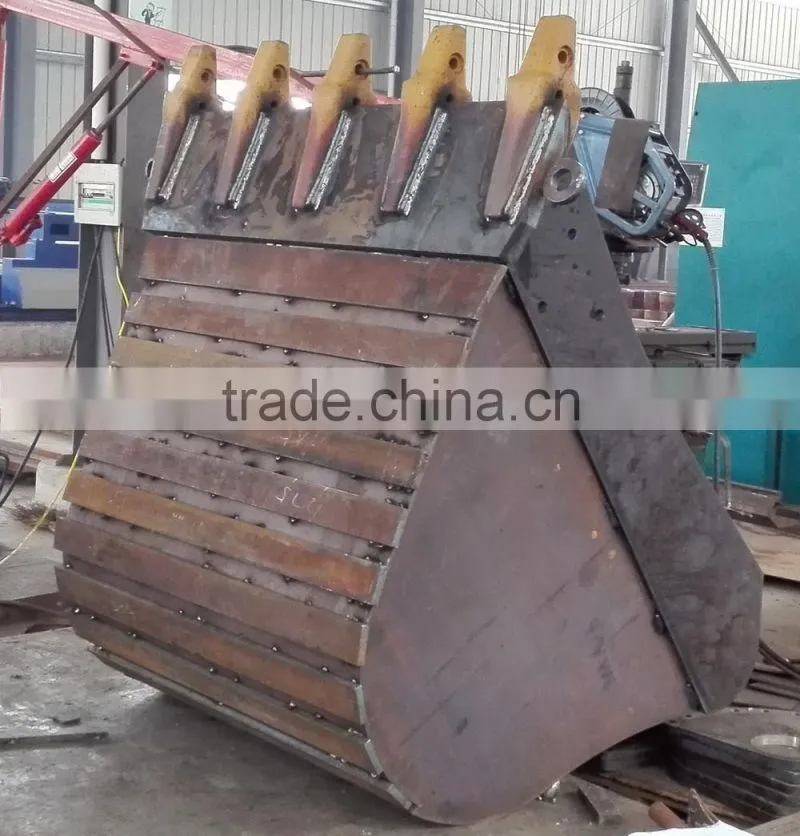ISO new 1.8cbm large capactiy excavator bucket parts