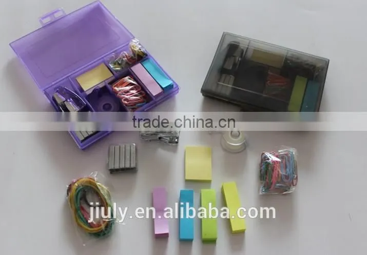 plastic stationery set for kids