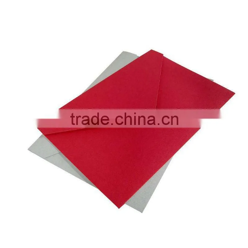 office soft plastic file pocket button PVC file folder