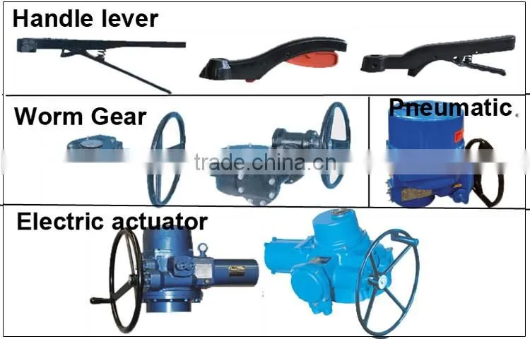Ductile Iron body U-Section flange Butterfly valve with factory price