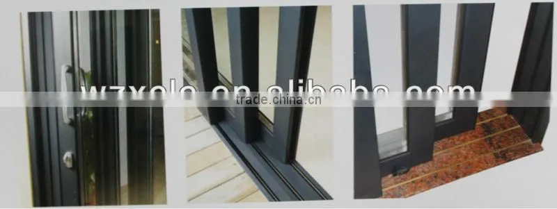 Luxurious aluminium glass sliding doors